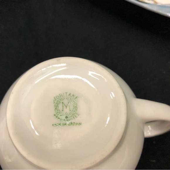 Noritake Luster Floral Creamer, Sugar Bowl and Ornate Dish. - Picture 5 of 5